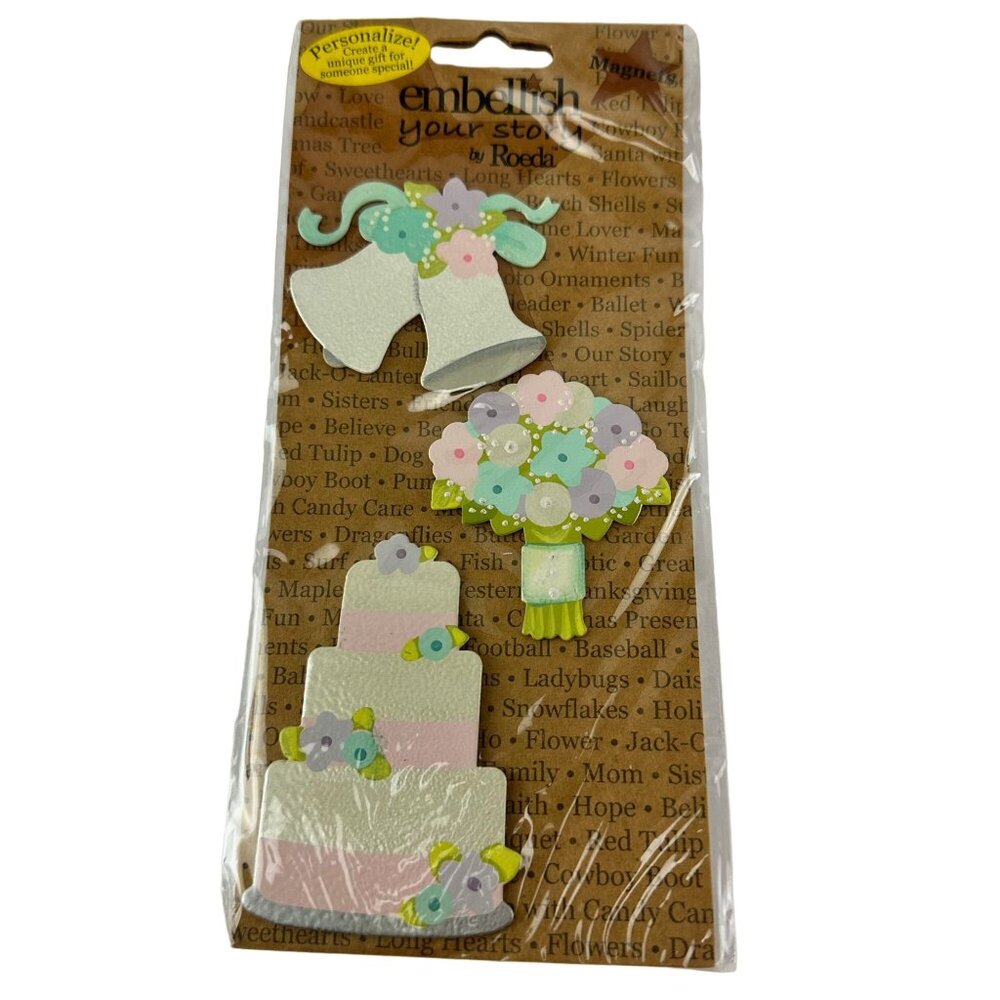 Demdaco Embellish Your Story by Roeda Magnet Wedding Day